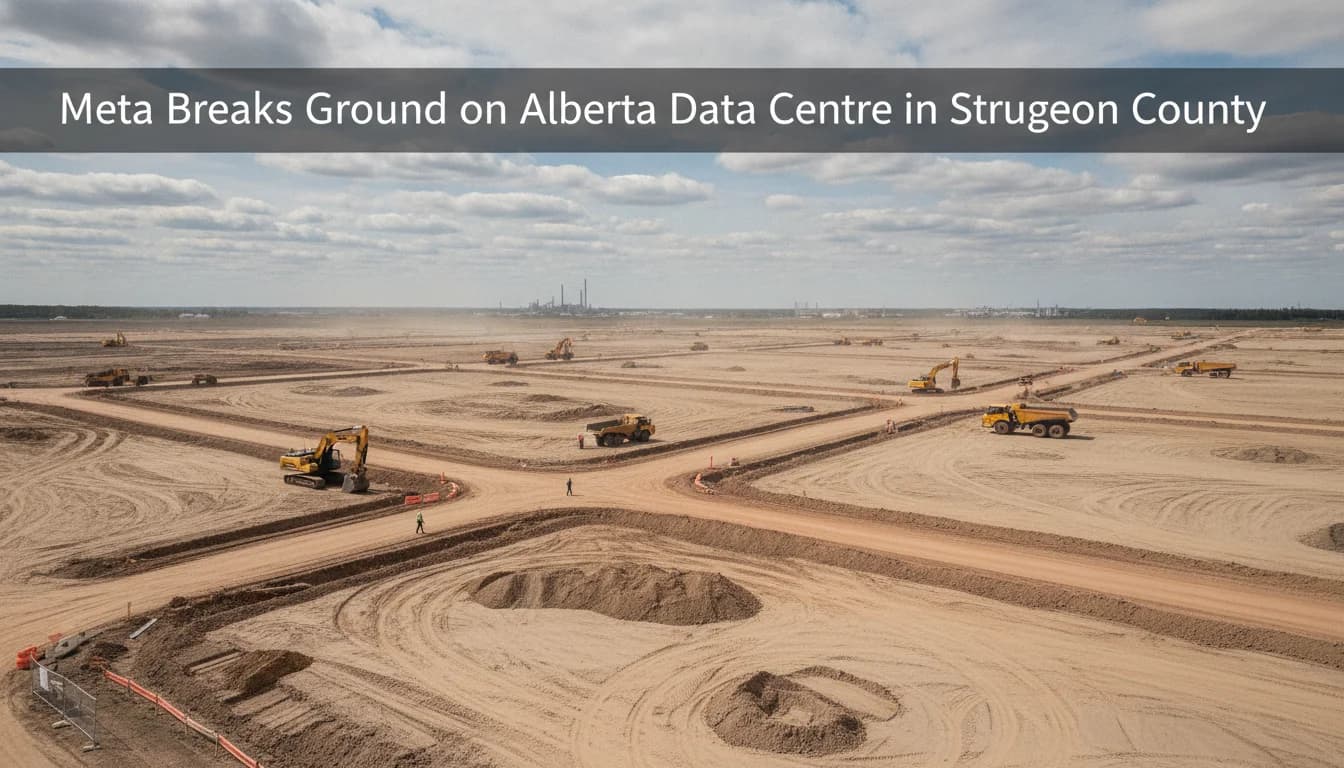 Meta Breaks Ground on Alberta Data Centre in Sturgeon County